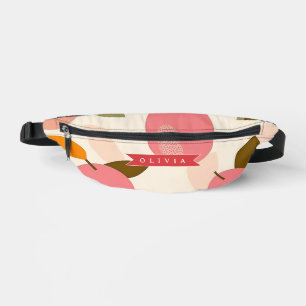 Motif personnalisé de pêche Mignon été rétro