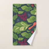 Motif personnalisé Spinach Rainbow coloré (Serviette à main)