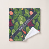 Motif personnalisé Spinach Rainbow coloré (Gant de toilette)