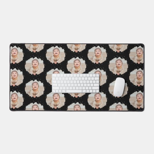 Motif photo personnalisé amusant (Clavier et souris)