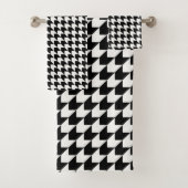Motif pied-de-poule noir classique (En situation)