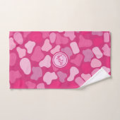 Motif Pierre Rose- (Serviette à main)