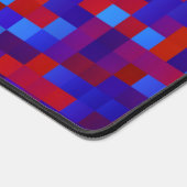 motif Pixel 8 bits Abstrait Cool Geeky Blue Red (Coin)