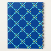 Motif Pixelé bleu et jaune (Dos)