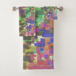Motif Pixelisé Au-Delà Des Couleurs De L'Arc-En-Ci