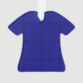 Motif Plaid bleu - (devant)