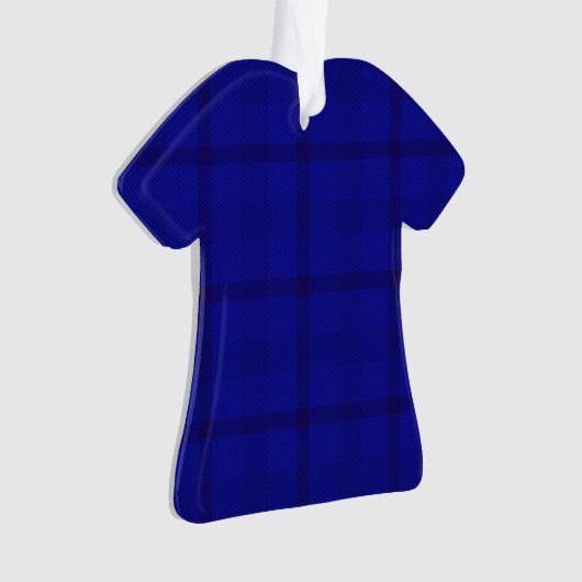 Motif Plaid bleu - (devant)