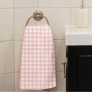 Motif Plaid classique rose et blanc En vichy