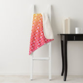 Motif plaid dégradé jaune rouge (En situation)