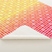 Motif plaid dégradé jaune rouge (3/4)