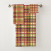 Motif plaid multicolore (En situation)