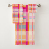 Motif Plaid Vintage Rétro En Pastels (En situation)