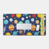 Motif, Planètes, Étoiles, Cosmos, Votre Nom (Clavier et souris)