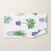 motif plante (Serviette à main)