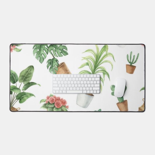 motif plante (Clavier et souris)