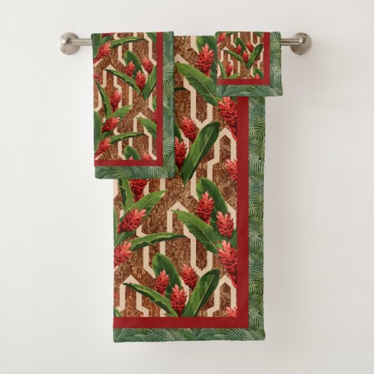 Motif Plante tropical (En situation)