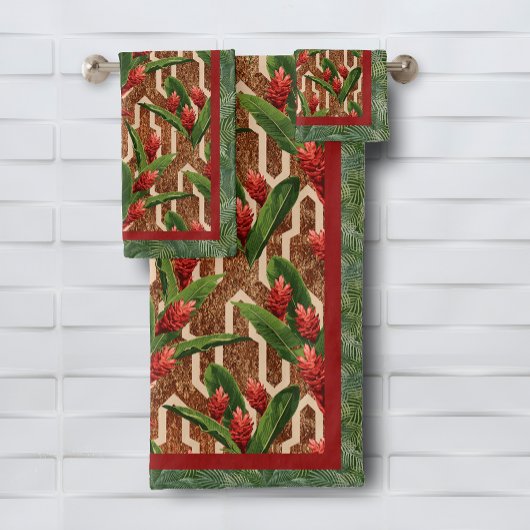 Motif Plante tropical