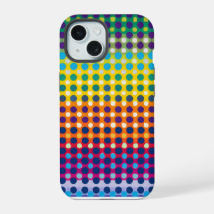 Motif point arc-en-ciel mignon