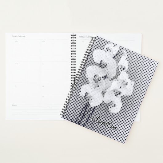 Motif Pois d'orchidée graphique personnalisable (Devant avec enveloppe)