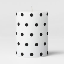 Motif Pois noir et blanc