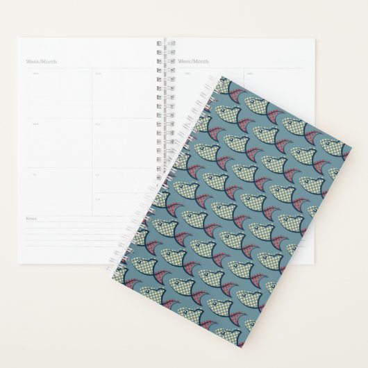 Motif Poisson Pointe Polka (Devant avec enveloppe)