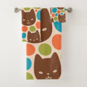 Motif Polka Dot Cats (En situation)