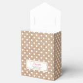 Motif Polka Dot Kraft Fêtes des mariées Ballotins (Ouvert)