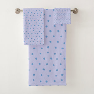 Motif Polka Dot peint à Periwinkle et Lilac