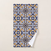 Motif portugais de tuile (Serviette à main)
