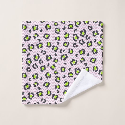 motif poster de animal (Gant de toilette)