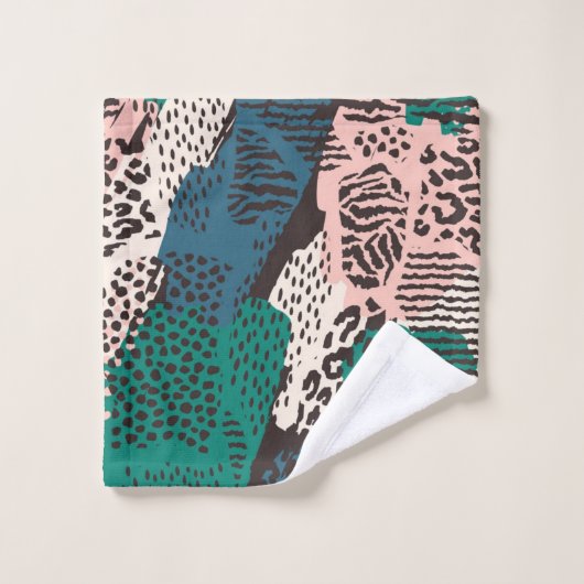 motif poster de animal (Gant de toilette)