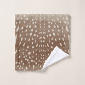 Motif Poster de animal de cerfs de bébé de Spown (Gant de toilette)