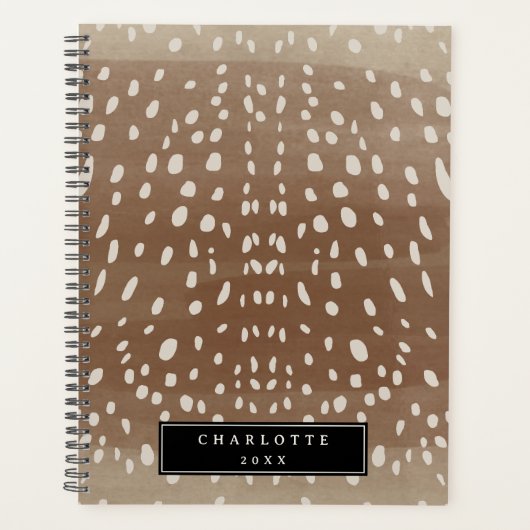 Motif Poster de animal des points de cerfs de bébé (Devant)