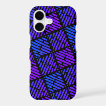 Motif pourpre, bleu et noir