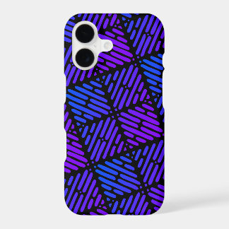 Motif pourpre, bleu et noir