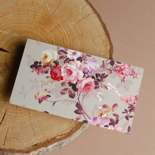 Motif pourpre rouge-rose élégant vintage de rose