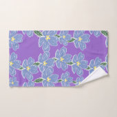 Motif Primroses en couleur Amethyst (Serviette à main)