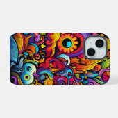 Motif psychédélique coloré (Verso Horizontal)