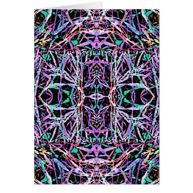 Motif psychédélique en rose (Devant)