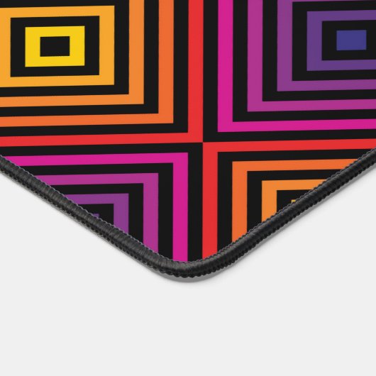Motif psychédélique Rainbow Chevron (Coin)