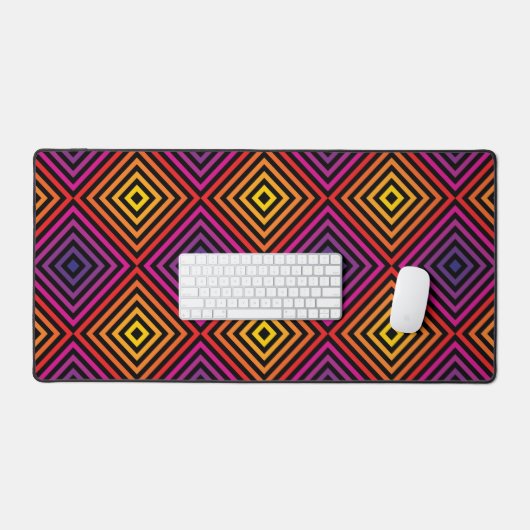 Motif psychédélique Rainbow Chevron (Clavier et souris)