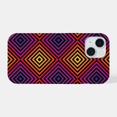 Motif psychédélique Rainbow Chevron (Verso Horizontal)