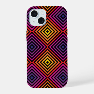 Motif psychédélique Rainbow Chevron