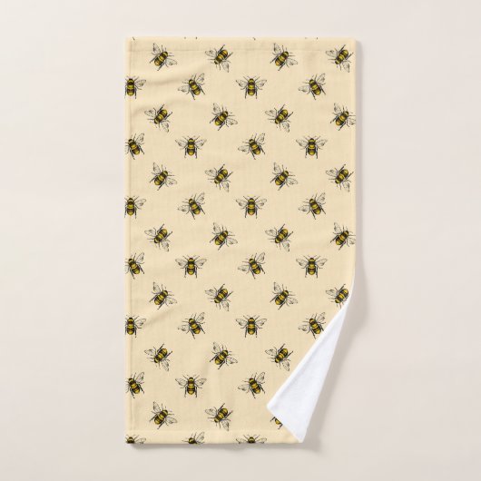 Motif Queen Bee (Serviette à main)