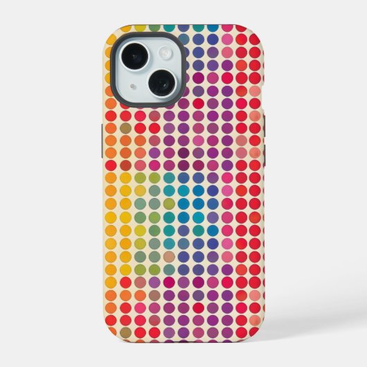 Motif Rainbow Dot Abstrait (Verso)