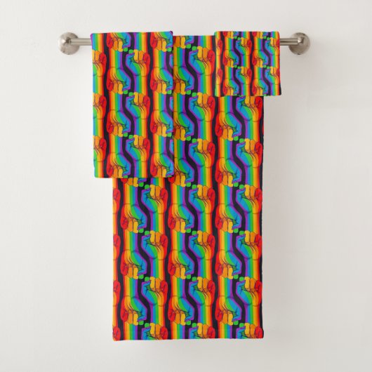 Motif Rainbow Fist (En situation)