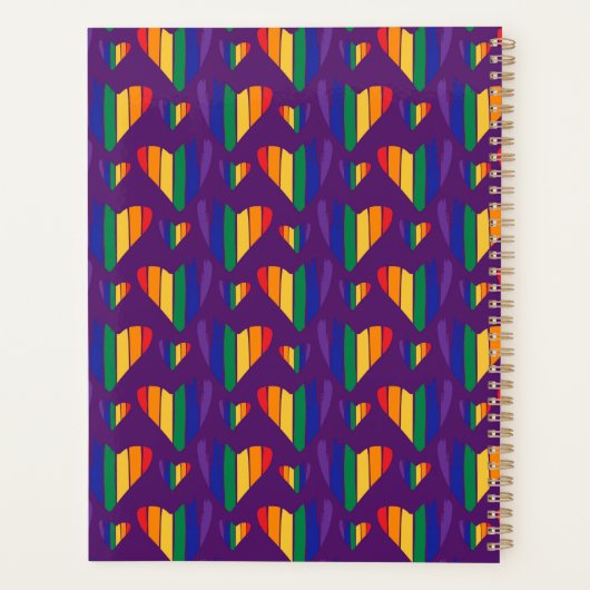 Motif Rainbow Hearts (Dos)