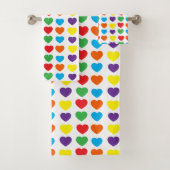 Motif Rainbow Hearts (En situation)