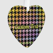 Motif Rainbow Houndstooth (devant)