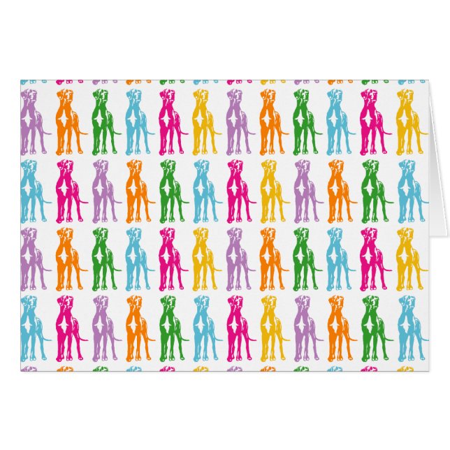 Motif Rainbow Mastiff (Devant horizontal)